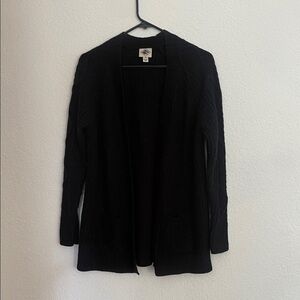 St. John's Bay Elegant Black Cardigan
